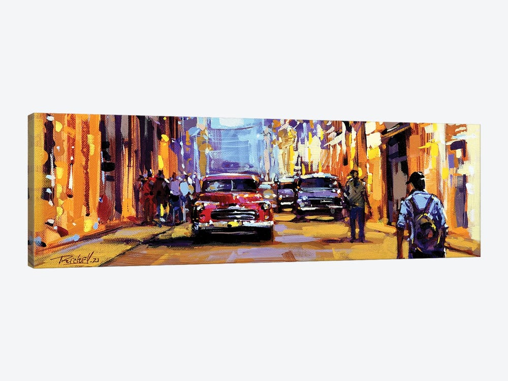 Light And Car by Richell Castellón 1-piece Canvas Art