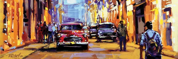 Richell Castellón: Light And Car by Richell Castellón