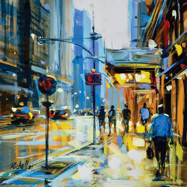City XV by Richell Castellón wall art