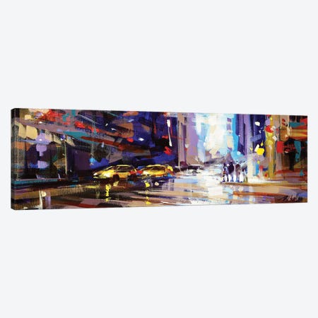 Taxi NYC Canvas Print #RLC165} by Richell Castellón Canvas Artwork