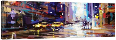 Taxi NYC Canvas Art Print - Richell Castellón 