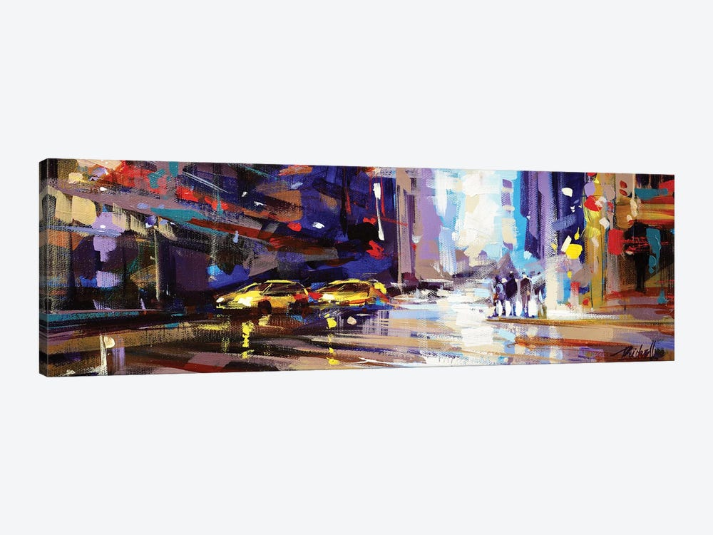 Taxi NYC by Richell Castellón 1-piece Canvas Art Print