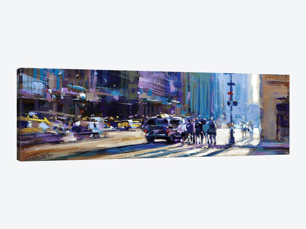 Walking In NY by Richell Castellón 1-piece Art Print