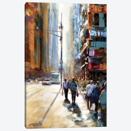 NY Sunlight Canvas Print #RLC169} by Richell Castellón Canvas Print