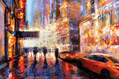 NY Light Colors by Richell Castellón canvas print