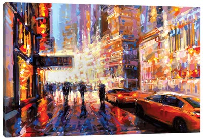 NY Light Colors Canvas Art Print - Richell Castellón 