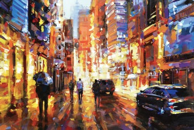 NYC Lights by Richell Castellón canvas print