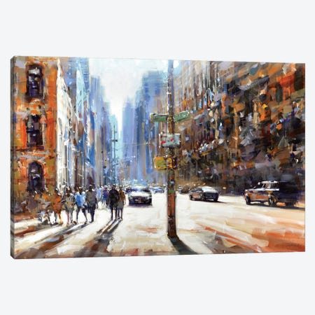 Light In NY Canvas Print #RLC173} by Richell Castellón Canvas Art