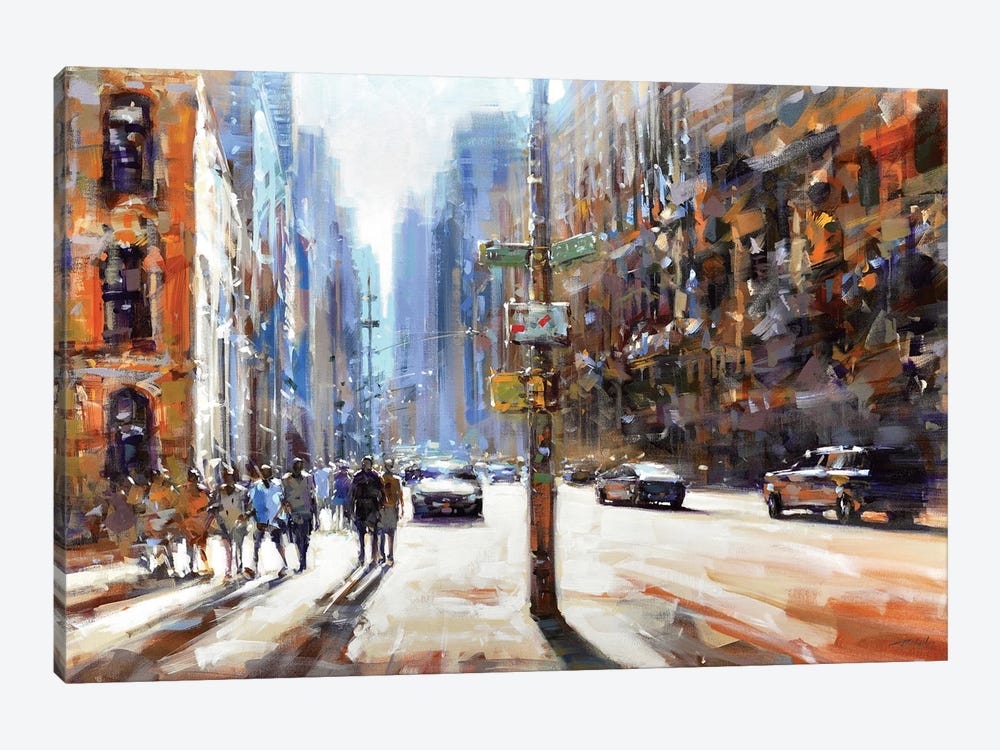 Light In NY by Richell Castellón 1-piece Canvas Artwork