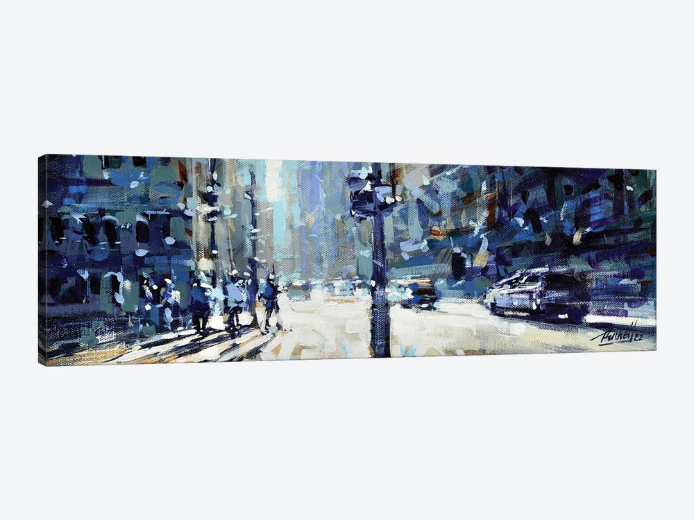 NY 5th Ave by Richell Castellón 1-piece Canvas Art