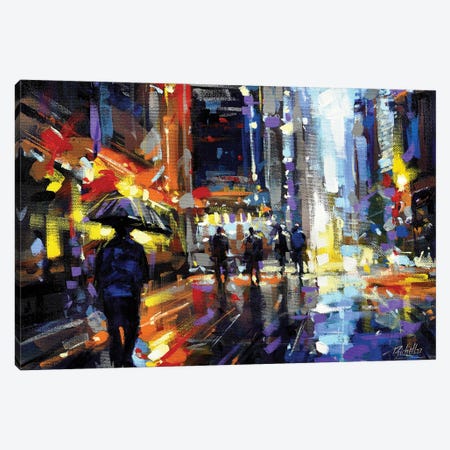 Color In NY Canvas Print #RLC177} by Richell Castellón Canvas Art Print