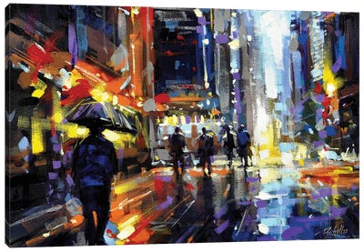 Color In NY Canvas Art Print - Richell Castellón 