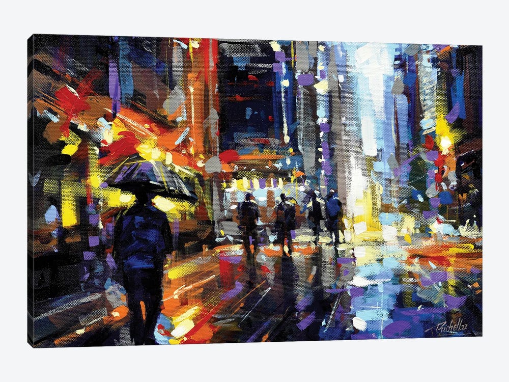 Color In NY by Richell Castellón 1-piece Canvas Wall Art