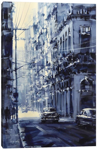 Gray I Canvas Art Print - Richell Castellón 