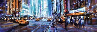 NYC XII by Richell Castellón multi panel art