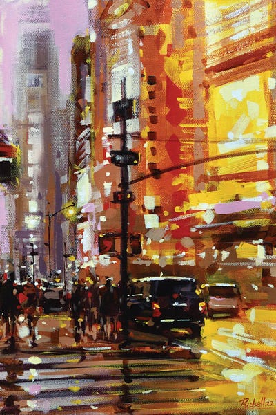 NYC XXII by Richell Castellón acrylic art print