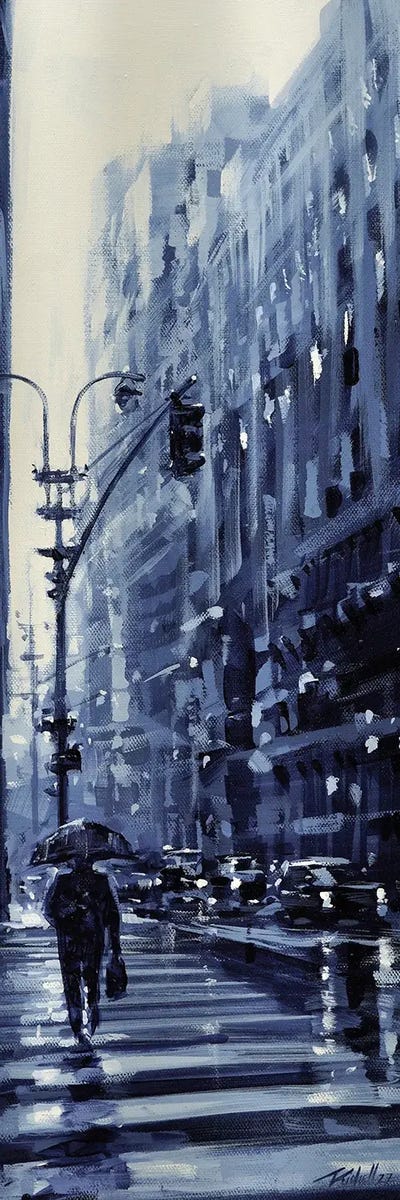 NYC VI by Richell Castellón multi panel art