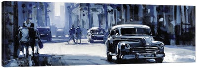 Gray Classic Car 1 Canvas Art Print - Richell Castellón 