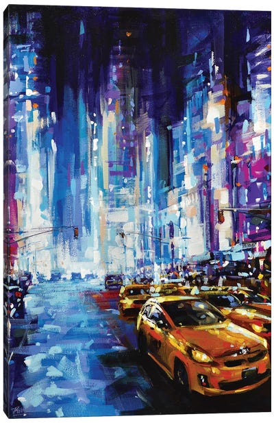 NYC X Canvas Art Print - Richell Castellón 