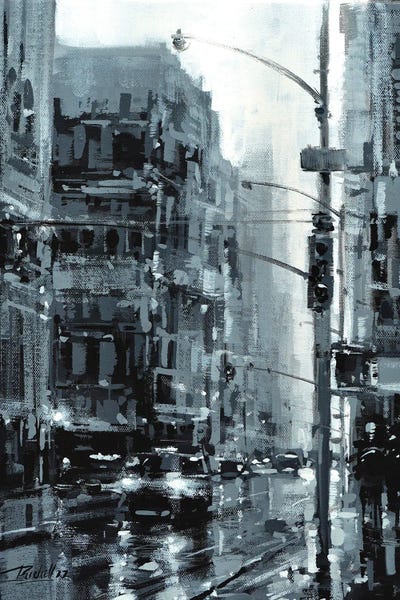 NYC XXIX by Richell Castellón framed canvas print