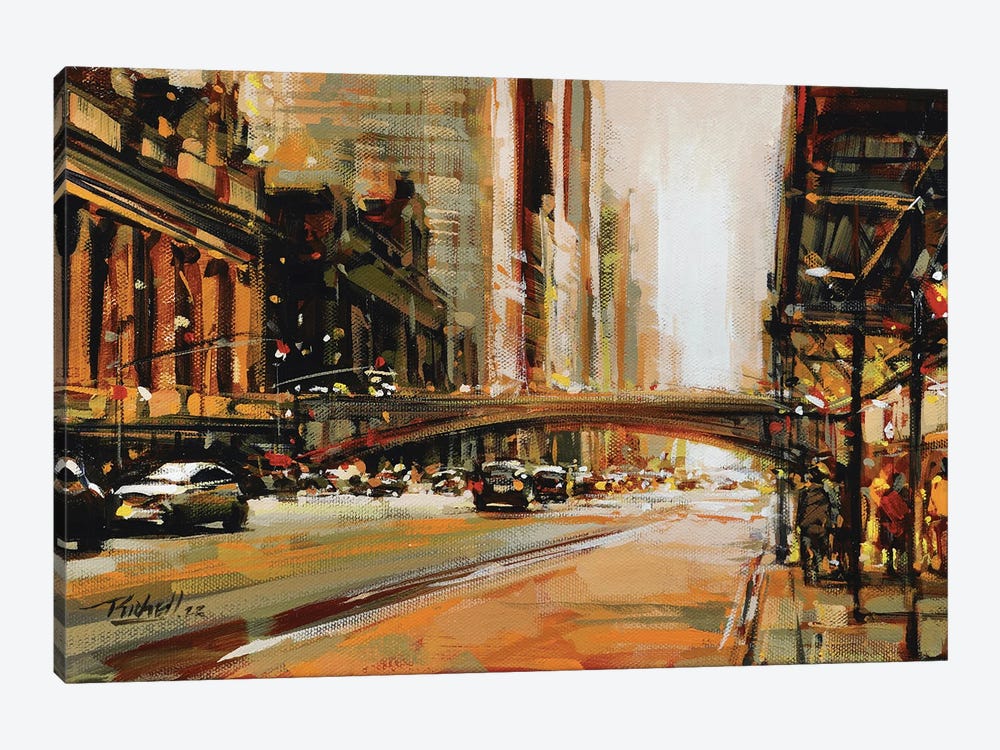 NYC 33 by Richell Castellón 1-piece Canvas Print