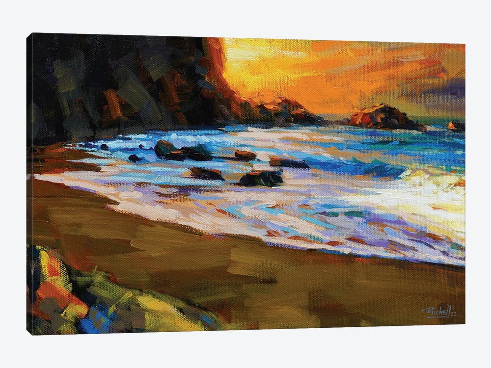 Seascape VII by Richell Castellón 1-piece Canvas Print