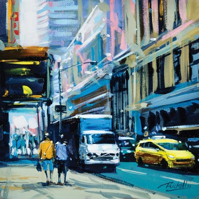 City XXIII by Richell Castellón canvas print