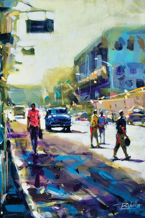 City XXV by Richell Castellón wall art