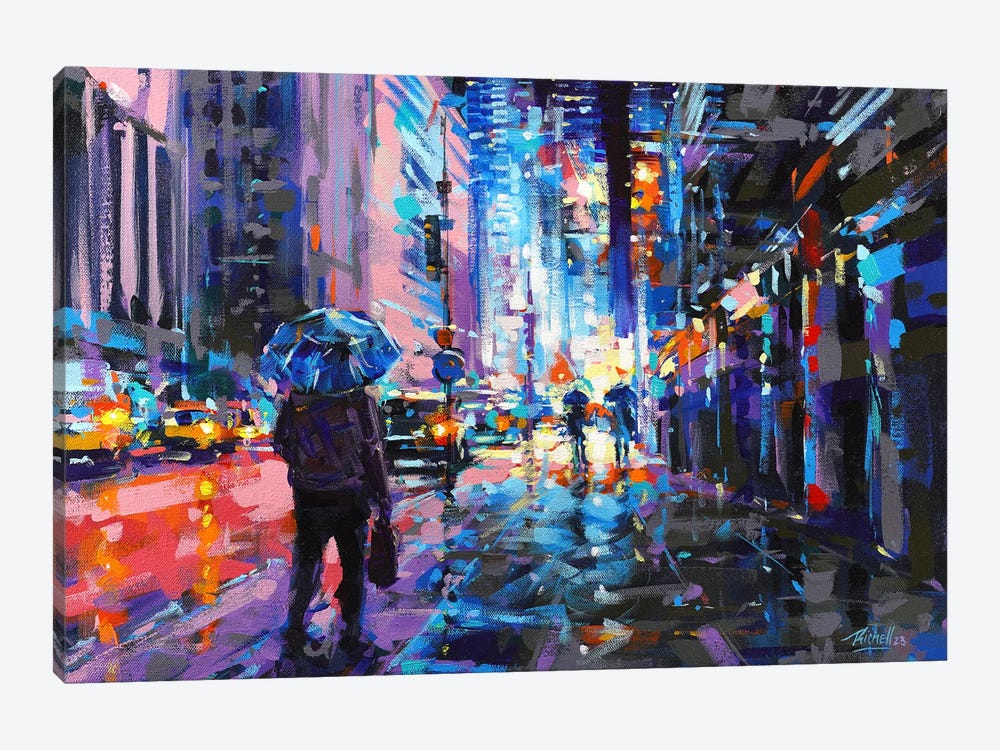 NYC 91 by Richell Castellón 1-piece Canvas Art
