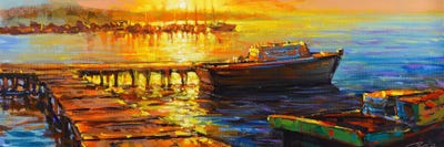 Boat 8 by Richell Castellón canvas print