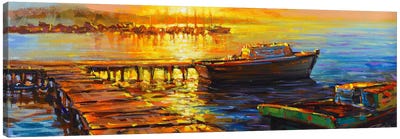 Boat 8 Canvas Art Print - Harbor & Port Art