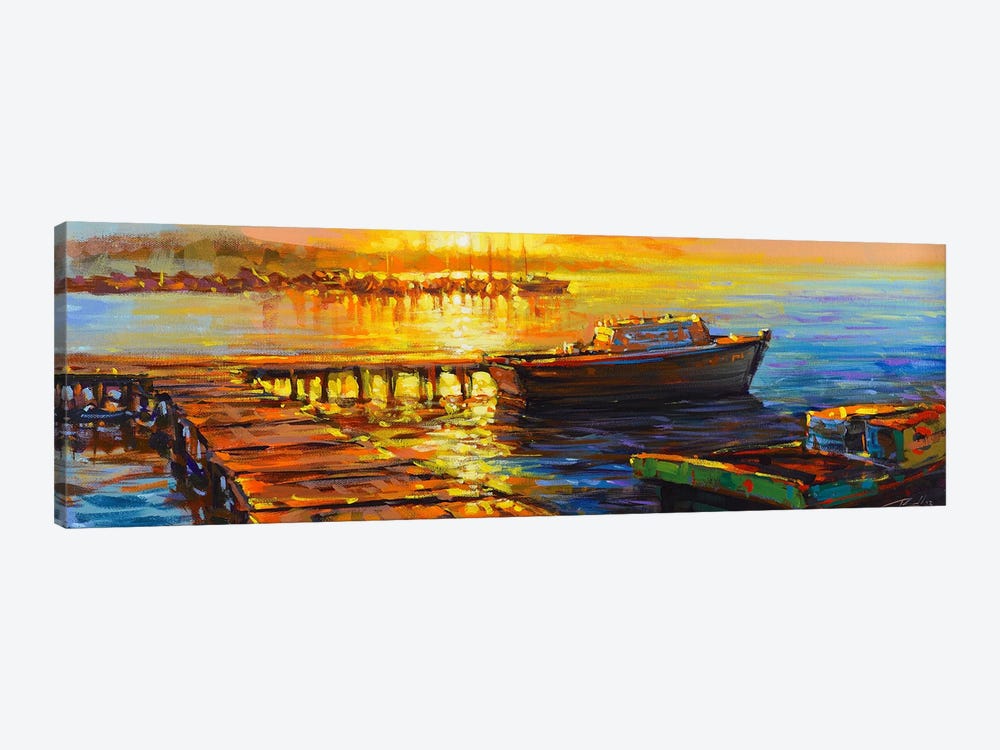 Boat 8 by Richell Castellón 1-piece Canvas Print