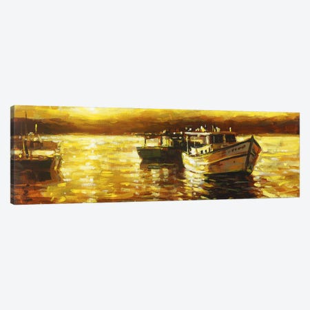 Boat 10 Canvas Print #RLC279} by Richell Castellón Art Print