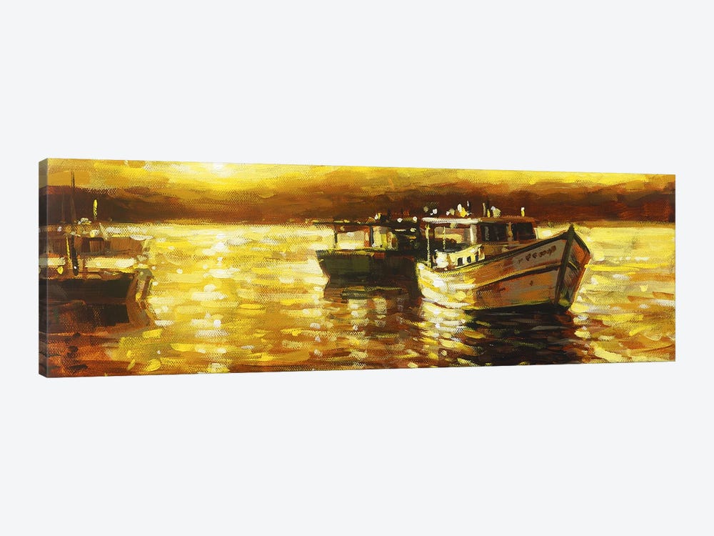Boat 10 by Richell Castellón 1-piece Canvas Art