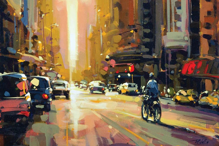 City XL by Richell Castellón wall art