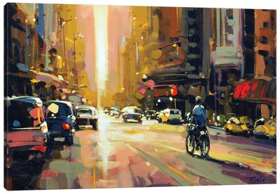 City XL Canvas Art Print - Richell Castellón 