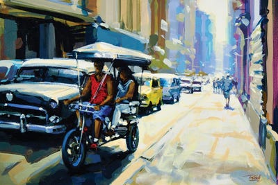 City XLI by Richell Castellón canvas print