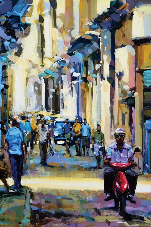 City XLII by Richell Castellón wall art