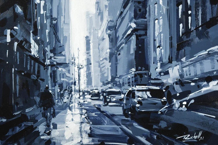 City XLIII by Richell Castellón wall art