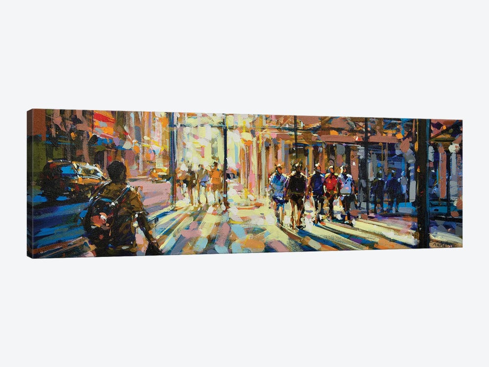 City LVI by Richell Castellón 1-piece Canvas Art Print
