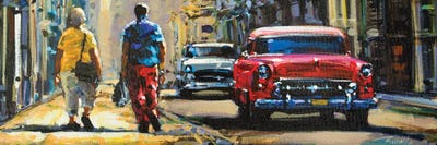 City LX by Richell Castellón multi panel art