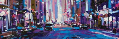 City LXI by Richell Castellón multi panel art