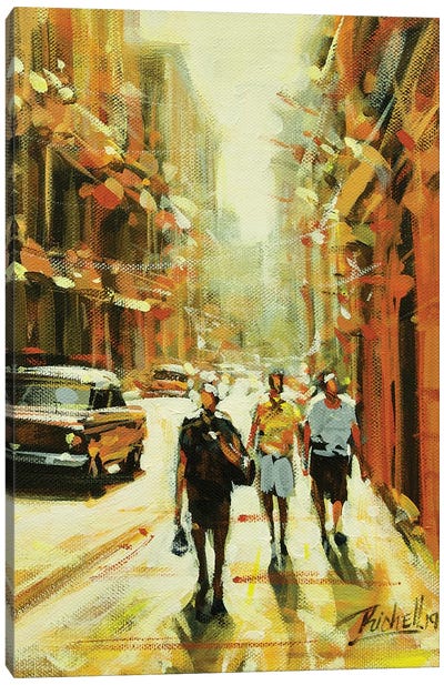City LXIII Canvas Art Print - Richell Castellón 