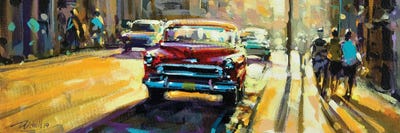 City LXXV by Richell Castellón multi panel art