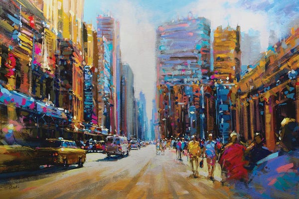 Richell Castellón: City LXXVIII by Richell Castellón