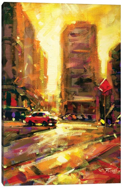 Downtown Canvas Art Print