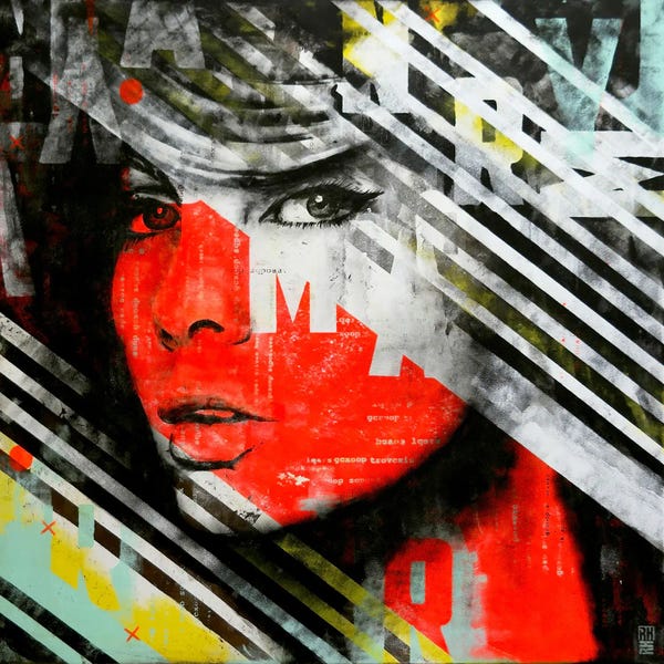 Ronald Hunter: Pop Art Face by Ronald Hunter