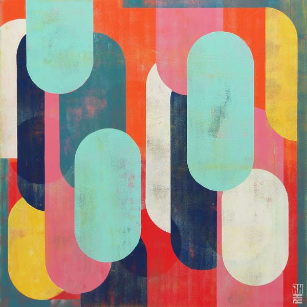 Mid-Century Modern Living Room: Traffic Full Color by Ronald Hunter