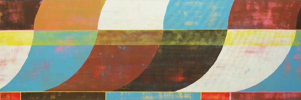 Ronald Hunter: Circle In Circle Brown by Ronald Hunter