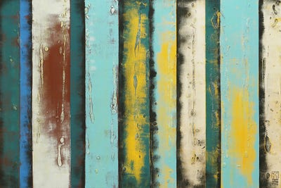 Panels Natural High by Ronald Hunter framed canvas print